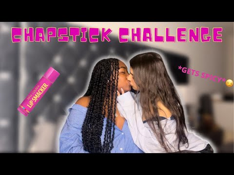 CHAPSTICK CHALLENGE😳 *GETS SPICY*  |  LGBTQ COUPLE EDITION🏳️‍🌈