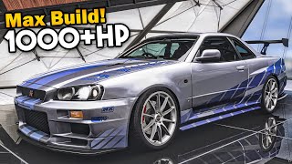 Forza Horizon 5 Car Customization - Paul Walker Nissan Skyline GT-R R34 Fast and Furious Build!