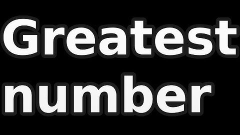 Greatest number among 10 numbers in QBASIC