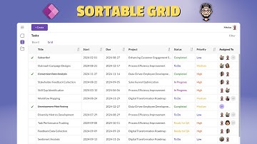 Sortable Grid in Power Apps
