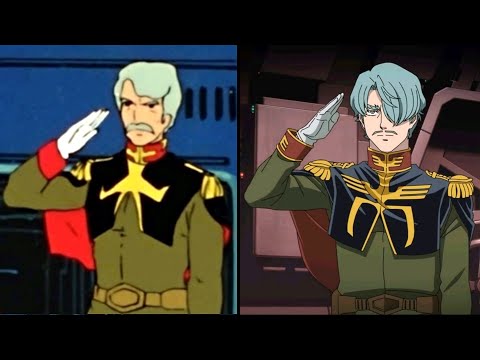 ジークアクス シャリア シャア ガンダム 原宿 and ST GQuuuuuuX Char meets Challia Bull (Gundam 1979 VS GQuuuuuuX Comparison