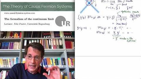 The formalism of the continuum limit