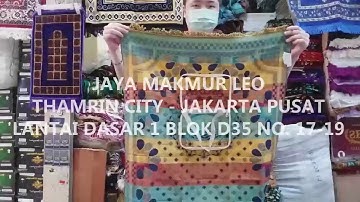 Sajadah Travel Turkey model Tas benang emas