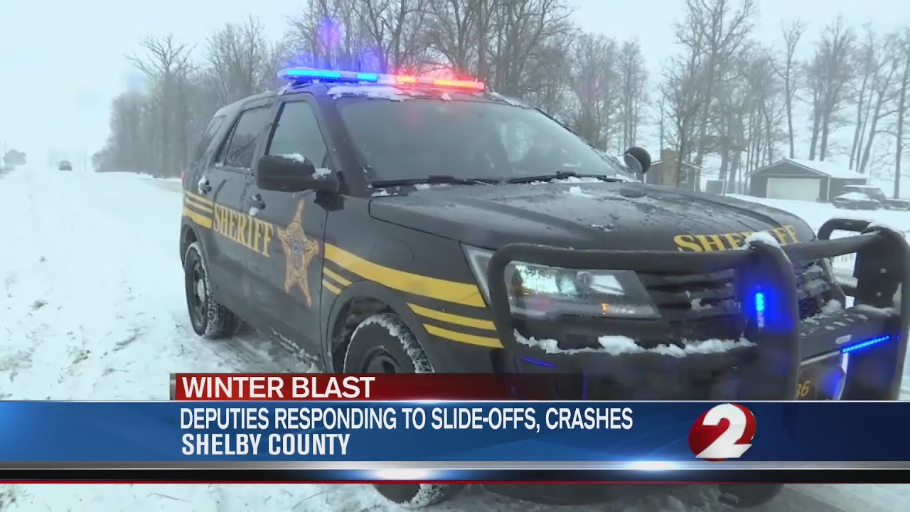 Deputies responding to slide-offs, crashes - YouTube