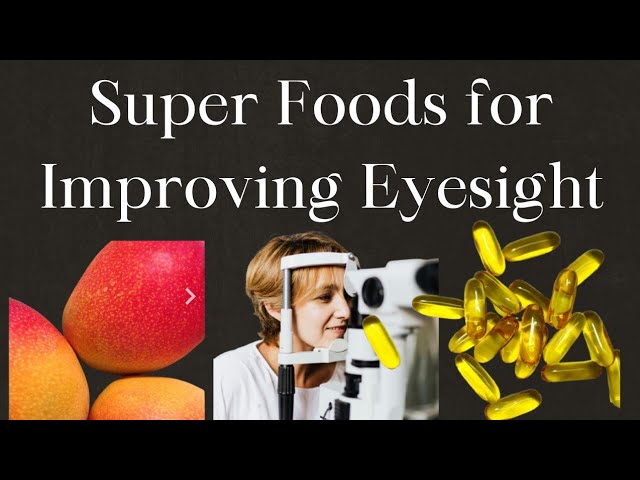 foods and vitamins for better eye health part 1 #eyesight #food