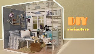 DIY Miniature Dollhouse Set - Beach Cottage