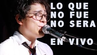 Lo Que No Fue No Será (EN VIVO) - José José (Cover Manu Negrete) chords