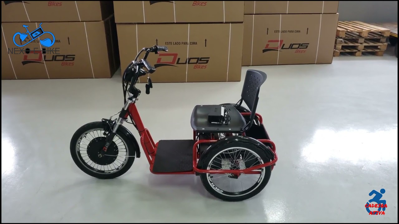 Triciclo elétrico Duos FOX @nexoebike