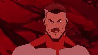 The Flaxans Invaded Earth... Then Omni-Man Invaded Them in their realm.