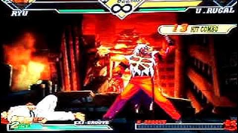 Capcom vs SNK 2 Ken and Ryu vs Ultra Rugal