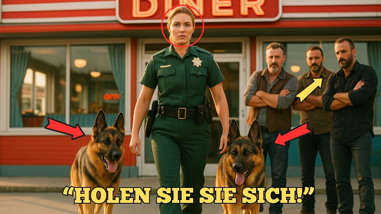 Biker Verspotten Eine Weibliche K9-Hundeführerin – Bis Ihre Militärhunde Keine Gnade Zeigen!