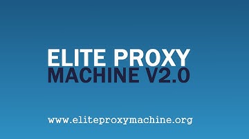 Elite Proxy Machine - Only Elite Proxies !