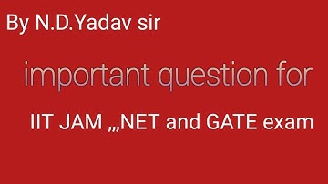 question of   IIT JAM mathematics 2015 which is based on eigenvalues