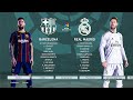 PES 2021 FC BARCELONA - REAL MADRID | Gameplay PC HDR Superstar MOD