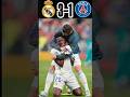 Real Madrid vs Paris 3-1 | Real Madrid beat Paris team in 3-1 goals win match 😱😱 #shorts #football