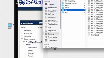 How to Upload PowerPoints into Your Moodle Course