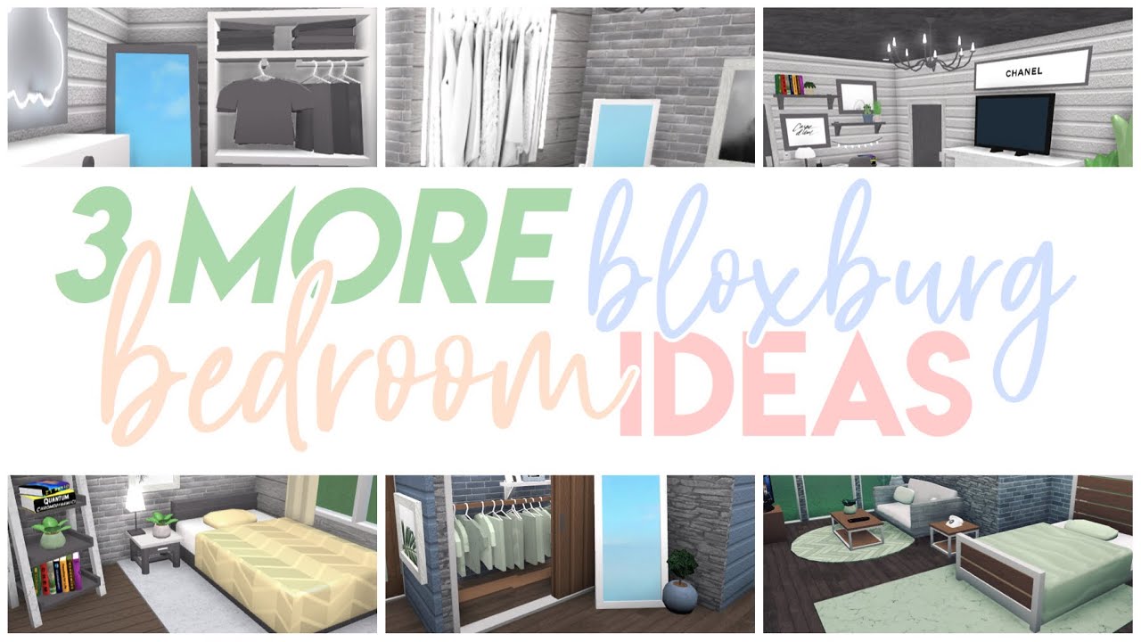 Bloxburg 3 Aesthetic Bedroom Ideas Part 3 Youtube - 3 summer bedroom ideas roblox bloxburg meet and eat