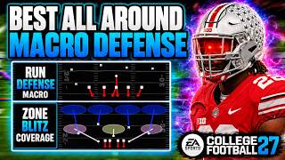 The BEST Macro Defense Adjustments to stop the run & pass for College Football 27! STOP META CFB27!
