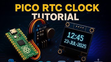 Raspberry Pi Pico RTC Clock: DS1307 + OLED Display Tutorial (MicroPython)