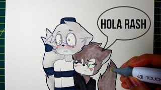 como DIBUJAR a RASH x WILLOW de PIGGY ROBLOX kawaii PASO a PASO facil | WILLOW x RASH SHIPPING