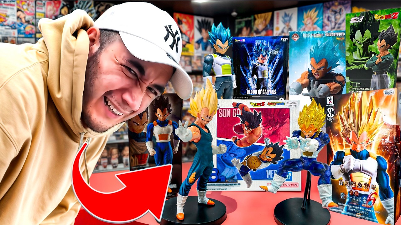 Buscando la MEJOR figura de VEGETA en las tiendas de segunda mano de Japón… Dragonball