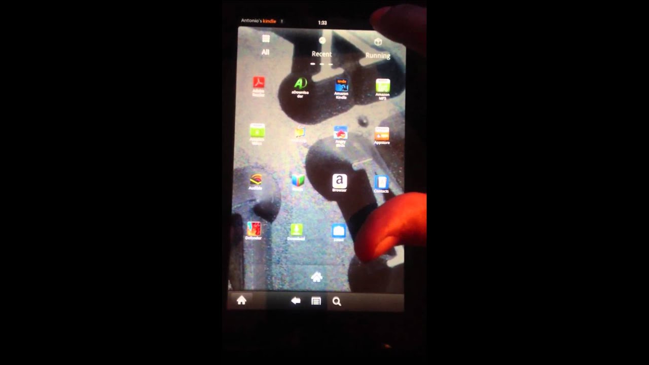 how to change default launcher kindle fire 7