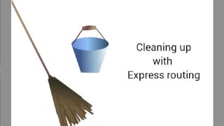 4 - Cleaning Up With Express Routing