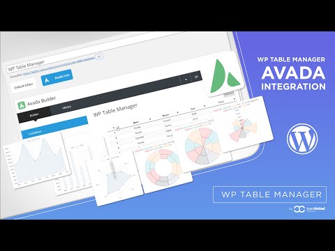 A table manager for the Avada WordPress builder