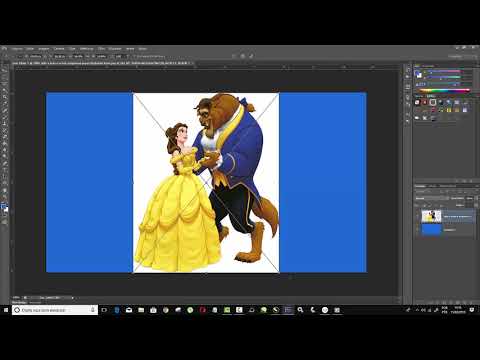 Como Centralizar Imagem no Photoshop Tutorial
