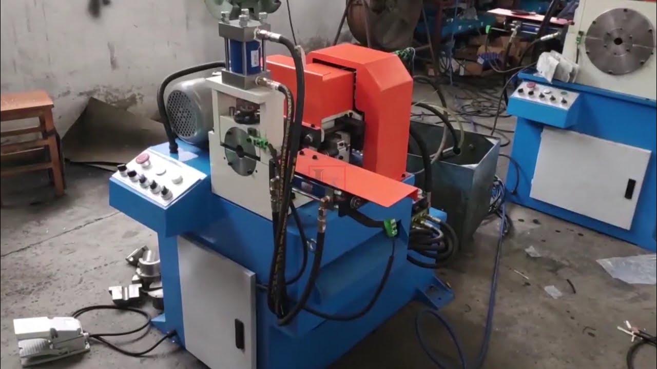 [LX Machinery] Steel round bar single end chamfering machine Solid