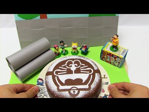 Video Doraemon Surprise Egg Cake by decocookie - youtube