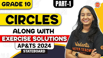 Circles Class 10 In Telugu | Circles Class 10 Exercise Questions | AP & TS BOARD