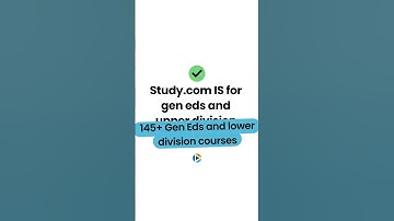Study.com College Saver Myths BUSTED - Gen Eds & Upper Division Courses