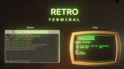 Stylish CRT Terminal in Linux | By Technolex