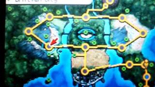 The Unova region map