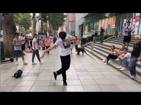 Шибаба Тбилиси Лезгинка 2021 Парни Танцуют Круто На Улице Руставели ALISHKA Чеченская Песня Рибаба