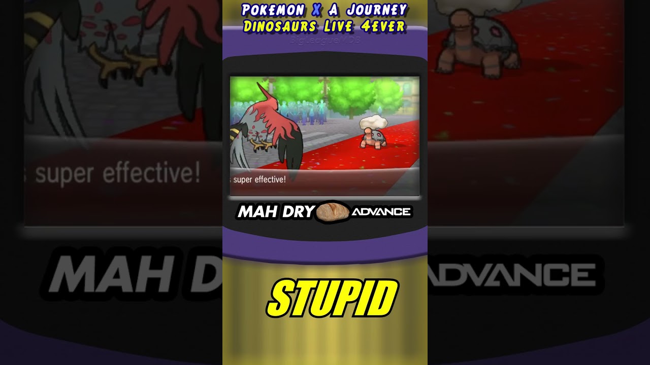 Dinosaurs Live Forever - Pokemon X with 