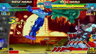 Marvel vs. Capcom - Wolverine, War Machine vs. War Machine, Spiderman