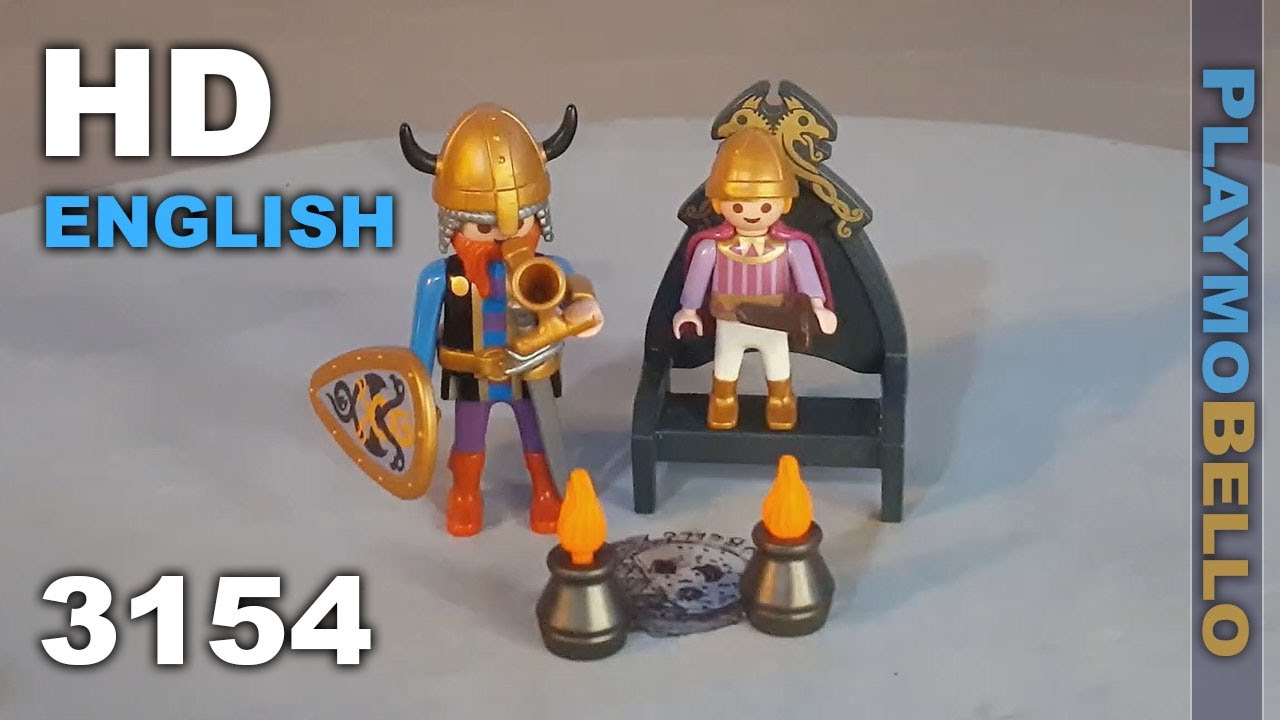 (2002) Playmobil 3154 Viking Prince and King (Playmobil set REVIEW)