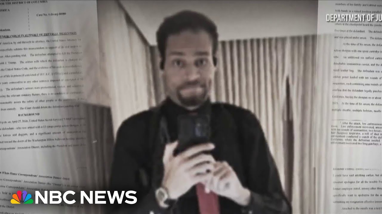 Prosecutors release hotel selfies of suspect in alleged White House dinner attack