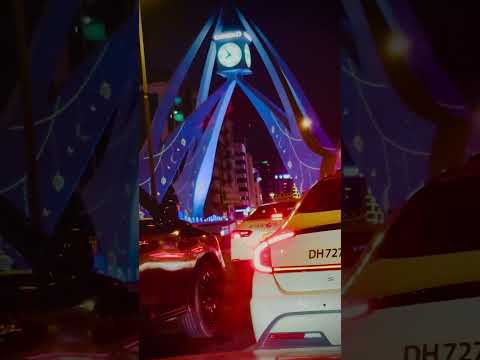 Clock tower Dubai #dubaiunitedarabemirates #dubai #dubaivlog