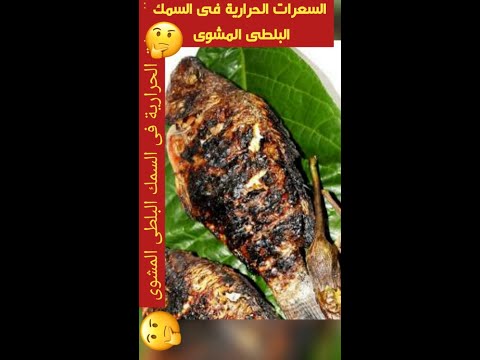 السعرات الحرارية فى السمك البلطى المشوى والقيمة الغذائيه كمان