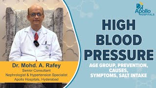 Apollo Hospitals | Myths and Facts about Hypertension  | Dr. Mohammed A Rafey