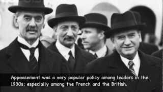 Appeasement Leading to World War II