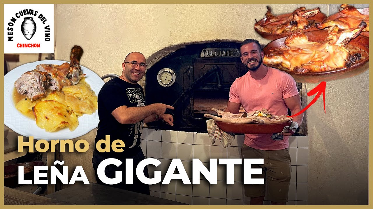 EL HORNO DE LEÑA más GRANDE de ESPAÑA con SEZAR BLUE: Cordero, Cochinillo..