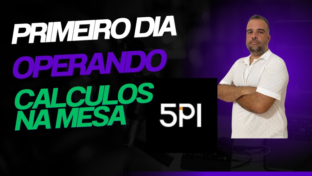 Opernando 1º DIA OPERANDO OS CALCULOS DE CME + DELTAS + INDICADORES NA MESA 5PI ...