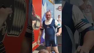 Сергей Кулясов, новый абсолютный мировой рекорд в тяге Русской Рулетки - 118 кг. #waa #armlifting