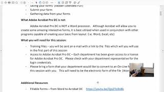 Creating Adobe Pro DC Forms - Training Part 1