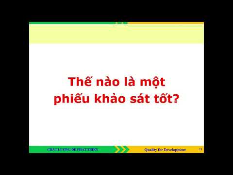 CTE VNU  Làm thế nào để xây dựng một phiếu khảo sát tốt - youtube