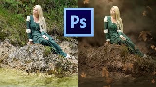 Photoshop CC Tutorial - Fantasy Looks Photo Effect Editing screenshot 4
